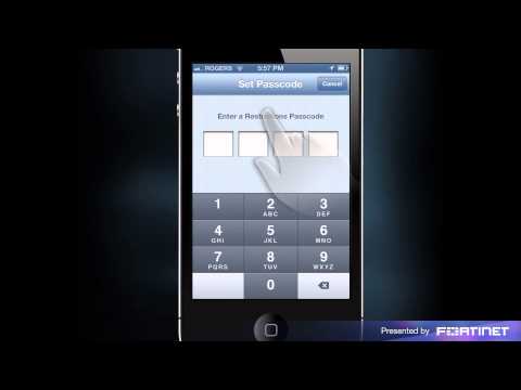 FortiClient iOS Intro