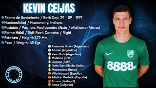 Kevin Ceijas Mediocampista - Midfielder Beroe 2025