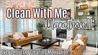 *NEW* SPRING CLEAN WITH ME MARATHON 2022 :: Over 2 Hours of Insane Speed Cleaning Motivation