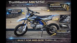 JHL Pro / Trailmaster MK125E Blue Fuel Injected 125cc Pit Bike For Sale Rush City MN