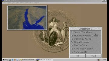 Civilization 2 Title Theme Animatic (1996, Microprose) HD Animated