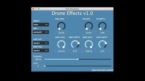 Drone Synth - Made with Juce
