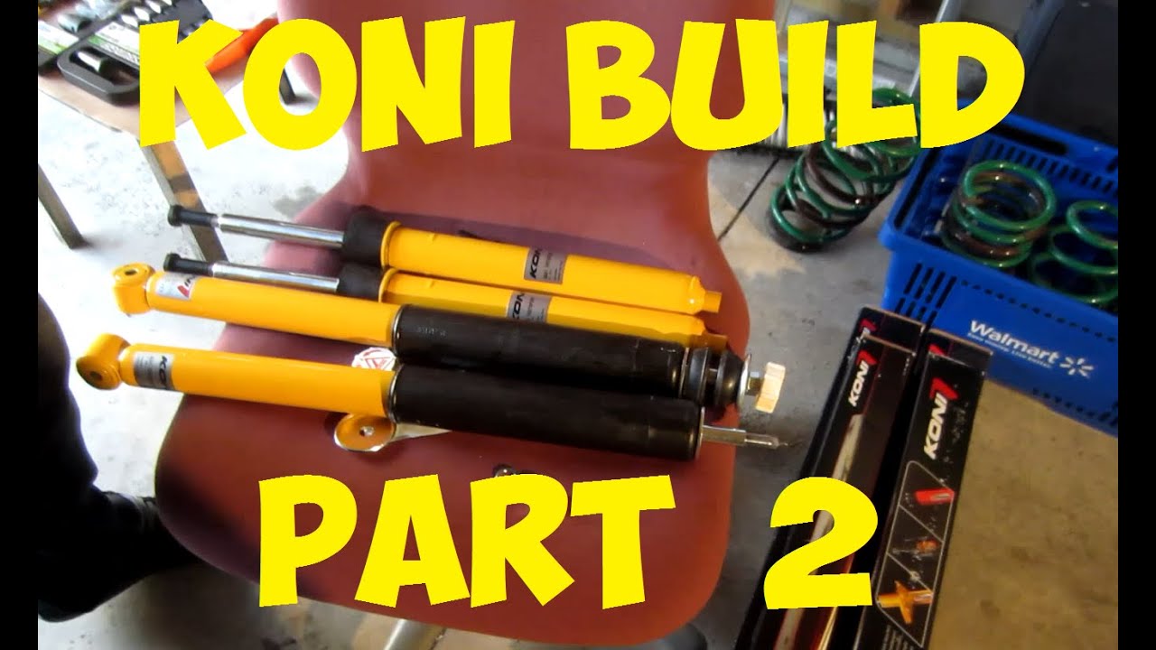 DIY Koni Yellows Suspension Build 0611 Civic Si PART 2 YouTube