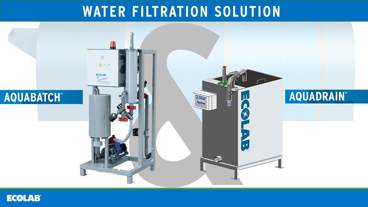 AquaBatch™ and AquaDrain™ Water Recycling System