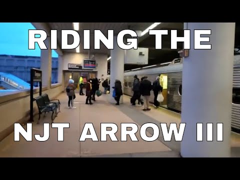 NJT Arrow III Ride | Portal Bridge - Secaucus Junction (Post Snowstorm Feb 2021)