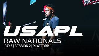 2023 USAPL Raw Nationals | Day 3 - Session 2 - Platform 1
