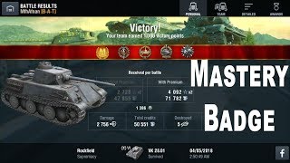 World of Tanks Blitz ¦ VK 28.01¦ Mastery Badge: Ace Tanker ¦ Gameplay