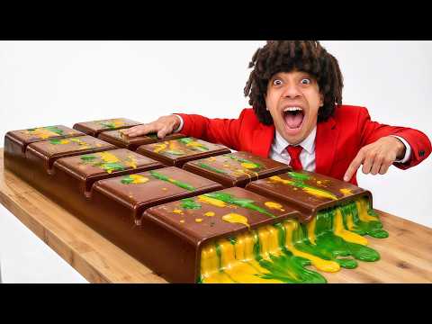 جربت اغرب نكهات الشوكولاتة فى العالم🌏🍫 ( انصدمت من اخر نكهه 😯 )