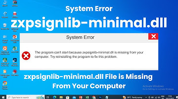 How To Fix zxpsignlib-minimal.dll Error? #zxpsignlibminimaldll #error #dll #windows #system