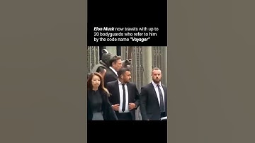 Elon Musk takes his security very seriously, 20 bodyguards