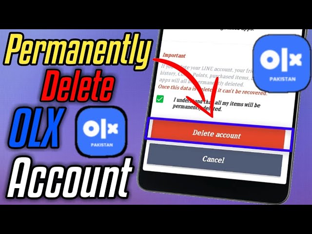 How To Delete OLX Account 