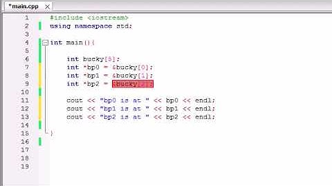 Buckys C++ Programming Tutorials   41   Pointers and Math