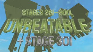Unbeatable (Stages 281–300) + STAGE 301 | Aio's Wraparound Difficulty Chart Obby
