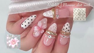 Kuku bunga musim panas 🌸🫧 | ASMR kuku DIY | unboxing kuku screenshot 1