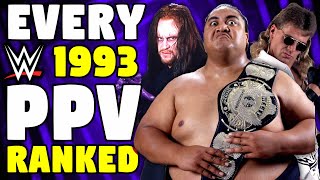 Every 1993 WWE PPV Ranked From WORST To BEST