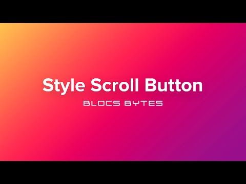 How to Style the Scroll to Top Button