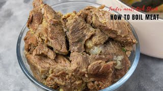 How to boil meat perfectly (TENDER MEAT and RICH STOCK) screenshot 3