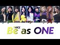 Twice    be as one kanromeng color coded lyrics