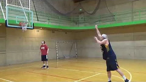 Shooting 3s on my 60th birthday..Made 6 out of 20.