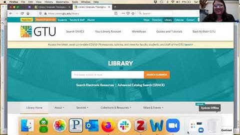 GTU Library Orientation: Fall 2020