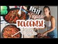 Vegane Bolognese - BESTES REZEPT - Fleischersatz ohne Soja - Mit Livetest eines Fleischessers!