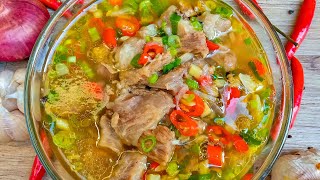 Bisaya Style Beef Hinalang (Halang - Halang) Recipe