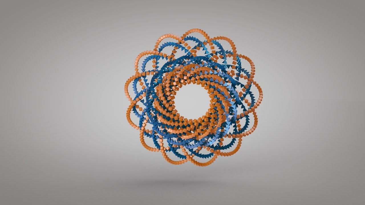Cinema 4d tutorial- 3D Abstract shape animation - YouTube