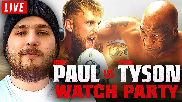 Jake Paul vs Mike Tyson LIVESTREAM Watch Party!! | MarcFlameZ