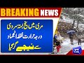 Snowfall Continues Muree | Temperature Falls Below Freezing | Weather Update | Dunya News