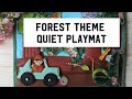 Into the woods theme sensory playmat