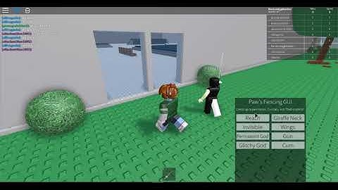ROBLOX Fencing Gui (WORKING)!!