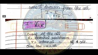 Physics Class 12 Formula Notes Chapter 3 Current Electricity