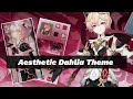 Dahlia aesthetic home Screen ♥️ Genshin impact