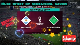HUGE upset by sensational Saudis | FIFA 23 - Argentina Vs Saudi Arabia - FIFA World Cup 2022 Qatar