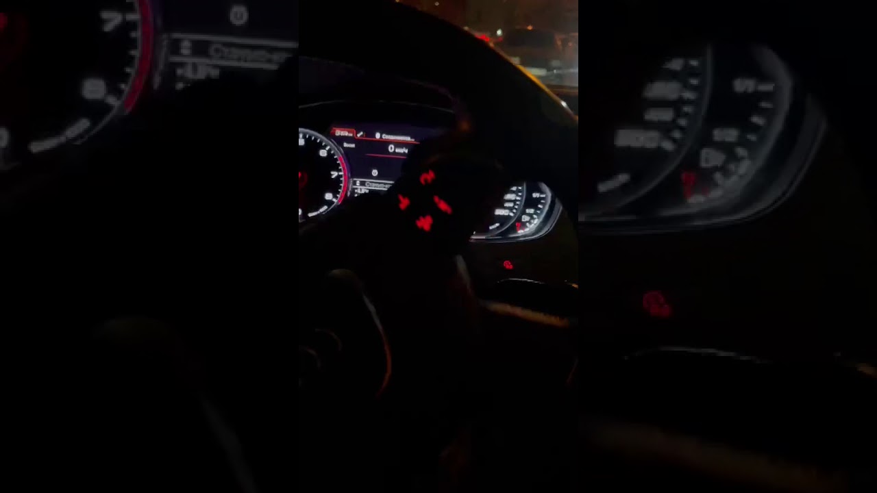 Шум при повороте руля Ауди А8 - YouTube