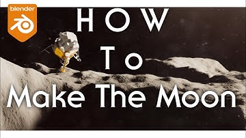 How to Make the Surface of The Moon in Blender - (Tutorial)