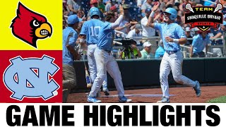 Louisville vs North Carolina Highlights [GAME 3] | 2024 College Baseball
