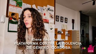 Plataforma contra la violencia Córdoba. Elena Vega Horcas (La Carlota)