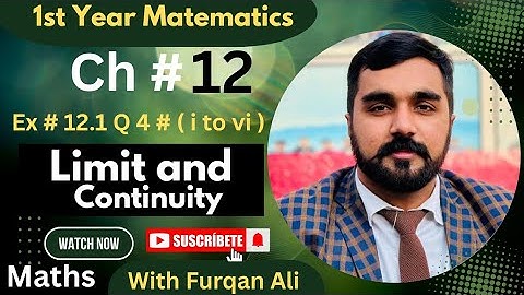 Exercise 12.1 – Question 4 (i to vi) Complete Solution | Limits Using Algebra | Class 11 Math