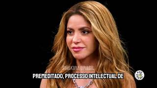 Shakira fala ao Hot Ones sobre a importância de sua música para superação de seus sentimentos.
