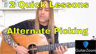 2 quick lessons for better alternate picking