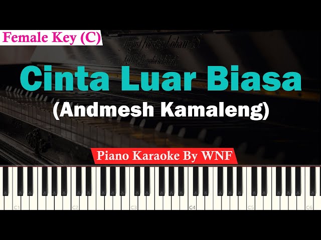 Andmesh Kamaleng - Cinta Luar Biasa Karaoke Female Key class=