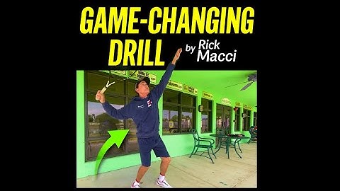 Practice this drill it’s an amazing muscle memory corrective technique 🦾 Rick Macci Approved ✅
