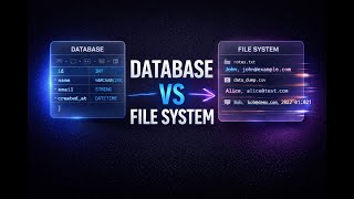 Overview Database vs File System with Key Differences.