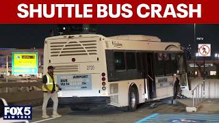 Information 13 injured in shuttle bus crash at Newark Airport, officials say Guide