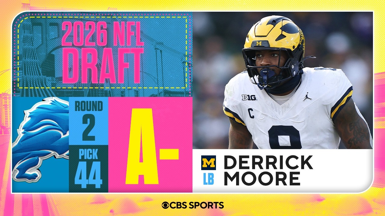 Lions select Derrick Moore in Second Round, No. 44 overall | 2026