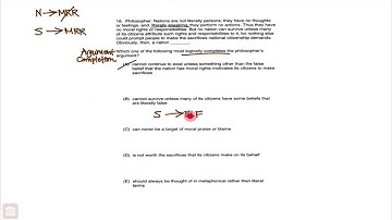 June 2007 LSAT LR2 Q16