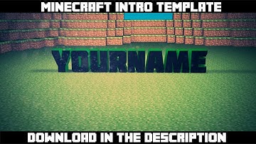 AMAZING FREE MINECRAFT INTRO TEMPLATE (C4D/AE.file) | FullHD