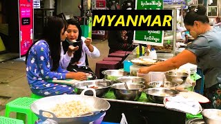 🇲🇲 Explore Vibrant Burmese Food Culture in Bustling Yangon Street - Real Myanmar Life by Prasun Barua 2,000 views 8 days ago 12 minutes, 28 seconds