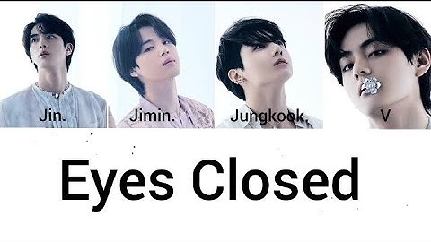 Eyes Closed ll JISOO lll BTS VOCAL LINE AI cover 